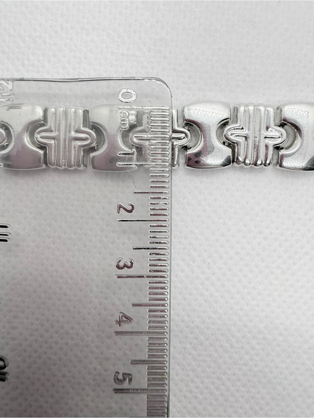 Sterling Silver Link Choker Necklace - Polished Silver - Picture 7 of 16